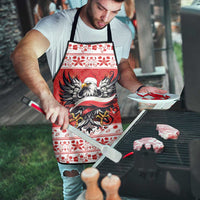 Poland Christmas Apron Polish Eagle with Flag Style - Wonder Print Shop