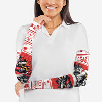 Poland Christmas Arm Sleeves Polish Eagle with Flag Style - Wonder Print Shop
