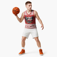 Poland Christmas Basketball Jersey Polish Eagle with Flag Style - Wonder Print Shop