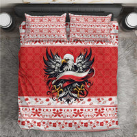 Poland Christmas Bedding Set Polish Eagle with Flag Style - Wonder Print Shop