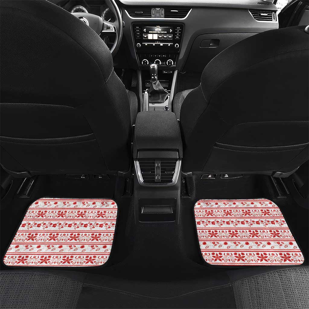 Poland Christmas Car Mats Polish Eagle with Flag Style - Wonder Print Shop