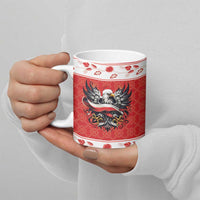 Poland Christmas Ceramic Mug Polish Eagle with Flag Style - Wonder Print Shop