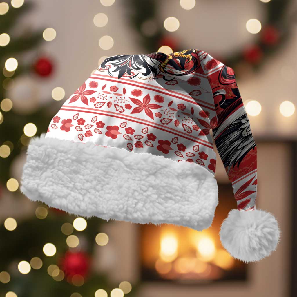 Poland Christmas Santa Hat Polish Eagle with Flag Style - Wonder Print Shop