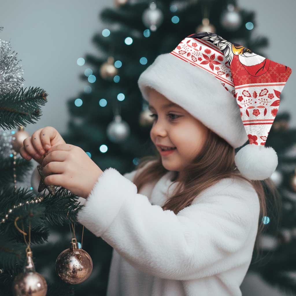 Poland Christmas Santa Hat Polish Eagle with Flag Style - Wonder Print Shop