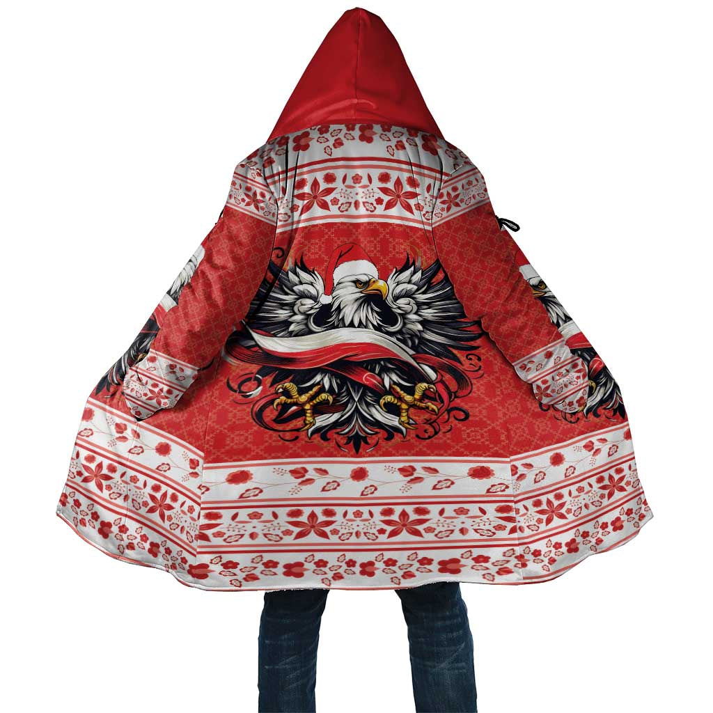 Poland Christmas Cloak Polish Eagle with Flag Style - Wonder Print Shop