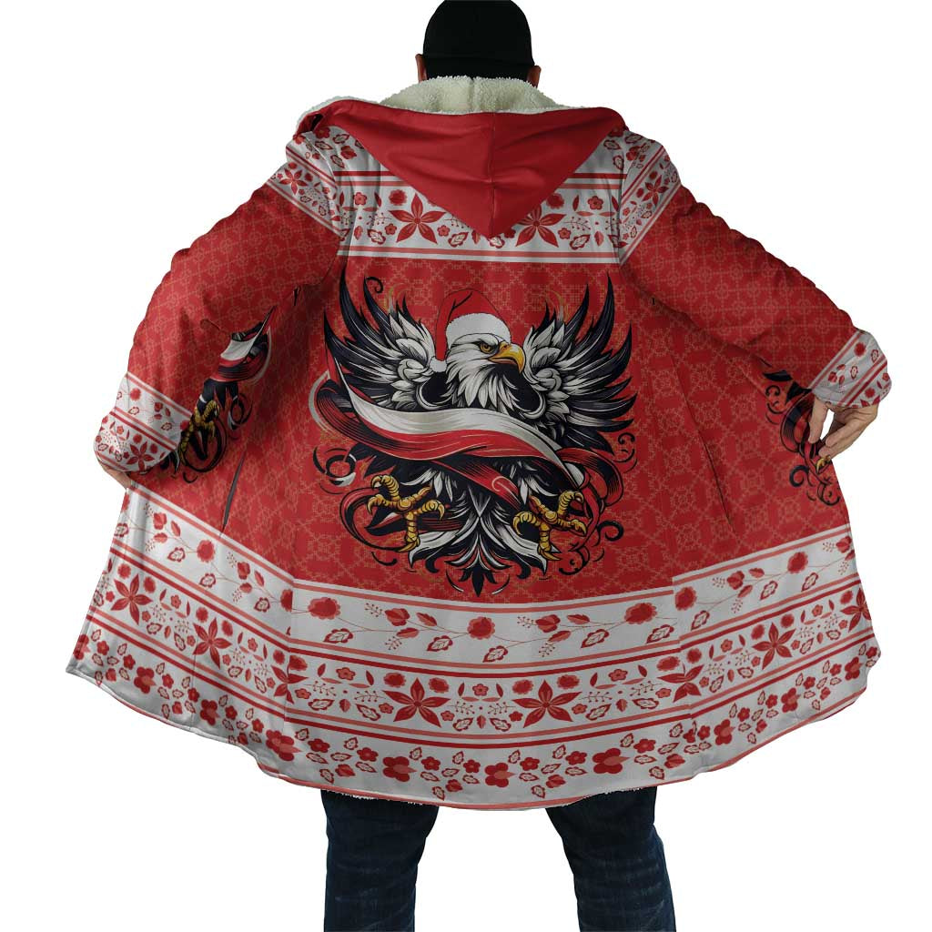 Poland Christmas Cloak Polish Eagle with Flag Style - Wonder Print Shop
