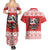 Poland Christmas Couples Matching Summer Maxi Dress and Hawaiian Shirt Polish Eagle with Flag Style - Wonder Print Shop