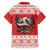 Poland Christmas Family Matching Long Sleeve Bodycon Dress and Hawaiian Shirt Polish Eagle with Flag Style - Wonder Print Shop