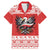 Poland Christmas Family Matching Mermaid Dress and Hawaiian Shirt Polish Eagle with Flag Style - Wonder Print Shop