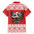 Poland Christmas Family Matching Mermaid Dress and Hawaiian Shirt Polish Eagle with Flag Style - Wonder Print Shop