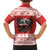Poland Christmas Family Matching Tank Maxi Dress and Hawaiian Shirt Polish Eagle with Flag Style - Wonder Print Shop
