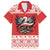 Poland Christmas Family Matching Tank Maxi Dress and Hawaiian Shirt Polish Eagle with Flag Style - Wonder Print Shop