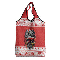 Poland Christmas Grocery Bag Polish Eagle with Flag Style - Wonder Print Shop