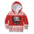 Poland Christmas Kid Hoodie Polish Eagle with Flag Style - Wonder Print Shop