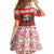 Poland Christmas Kid Short Sleeve Dress Polish Eagle with Flag Style - Wonder Print Shop