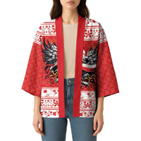 Poland Christmas Kimono Polish Eagle with Flag Style - Wonder Print Shop
