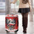 Poland Christmas Luggage Cover Polish Eagle with Flag Style - Wonder Print Shop