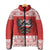 Poland Christmas Padded Jacket Polish Eagle with Flag Style - Wonder Print Shop