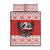 Poland Christmas Quilt Bed Set Polish Eagle with Flag Style - Wonder Print Shop