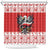 Poland Christmas Shower Curtain Polish Eagle with Flag Style - Wonder Print Shop