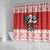 Poland Christmas Shower Curtain Polish Eagle with Flag Style - Wonder Print Shop