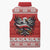 Poland Christmas Sleeveless Puffer Jacket Polish Eagle with Flag Style - Wonder Print Shop