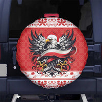 Poland Christmas Spare Tire Cover Polish Eagle with Flag Style - Wonder Print Shop