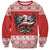 Poland Christmas Sweatshirt Polish Eagle with Flag Style - Wonder Print Shop