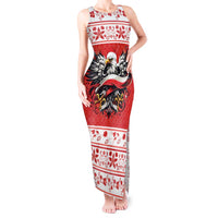 Poland Christmas Tank Maxi Dress Polish Eagle with Flag Style - Wonder Print Shop