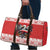 Poland Christmas Travel Bag Polish Eagle with Flag Style - Wonder Print Shop