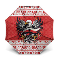 Poland Christmas Umbrella Polish Eagle with Flag Style - Wonder Print Shop