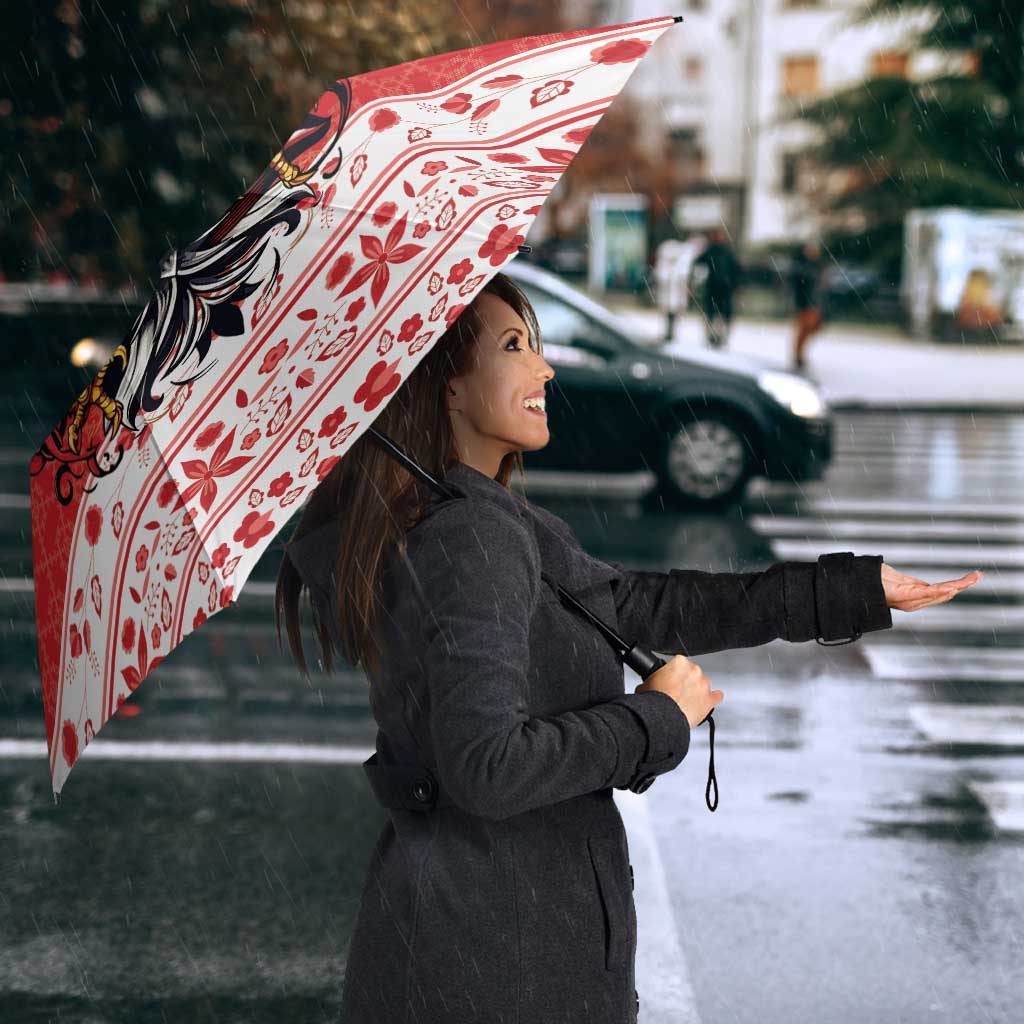 Poland Christmas Umbrella Polish Eagle with Flag Style - Wonder Print Shop