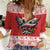 Poland Christmas Women Casual Shirt Polish Eagle with Flag Style - Wonder Print Shop