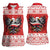 Poland Christmas Women Sleeveless Polo Shirt Polish Eagle with Flag Style - Wonder Print Shop