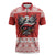 Poland Christmas Zipper Polo Shirt Polish Eagle with Flag Style - Wonder Print Shop