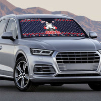 Funny Santa Six Seven Bruh Christmas Auto Sun Shade Meme Gen Alpha Slang - Wonder Print Shop