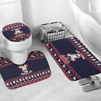 Funny Santa Six Seven Bruh Christmas Bathroom Set Meme Gen Alpha Slang - Wonder Print Shop