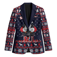 Funny Santa Six Seven Bruh Christmas Blazer Meme Gen Alpha Slang - Wonder Print Shop