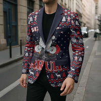 Funny Santa Six Seven Bruh Christmas Blazer Meme Gen Alpha Slang - Wonder Print Shop