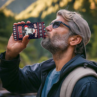 Funny Santa Six Seven Bruh Christmas 4 in 1 Can Cooler Tumbler Meme Gen Alpha Slang - Wonder Print Shop