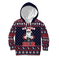 Funny Santa Six Seven Bruh Christmas Kid Hoodie Meme Gen Alpha Slang - Wonder Print Shop
