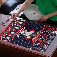 Funny Santa Six Seven Bruh Christmas Puzzle Meme Gen Alpha Slang - Wonder Print Shop