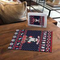 Funny Santa Six Seven Bruh Christmas Puzzle Meme Gen Alpha Slang - Wonder Print Shop