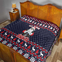 Funny Santa Six Seven Bruh Christmas Quilt Meme Gen Alpha Slang - Wonder Print Shop