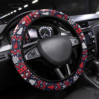 Funny Santa Six Seven Bruh Christmas Steering Wheel Cover Meme Gen Alpha Slang - Wonder Print Shop