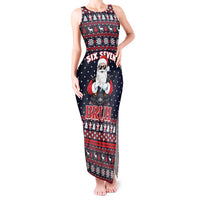 Funny Santa Six Seven Bruh Christmas Tank Maxi Dress Meme Gen Alpha Slang - Wonder Print Shop