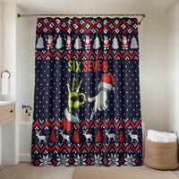 Grinch Hand Six Seven Xmas Bathroom Set Meme Gen Alpha Slang - Wonder Print Shop