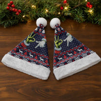 Grinch Hand Six Seven Xmas Christmas Santa Hat Meme Gen Alpha Slang - Wonder Print Shop