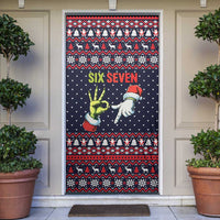 Grinch Hand Six Seven Xmas Door Cover Meme Gen Alpha Slang - Wonder Print Shop