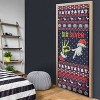 Grinch Hand Six Seven Xmas Door Cover Meme Gen Alpha Slang - Wonder Print Shop